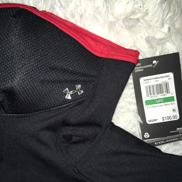 Under Armour Women’s  Black Onyx w/ Built in Face Mask sz Large - Picture 10 of 10